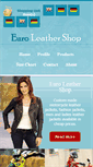 Mobile Screenshot of euroleathershop.com